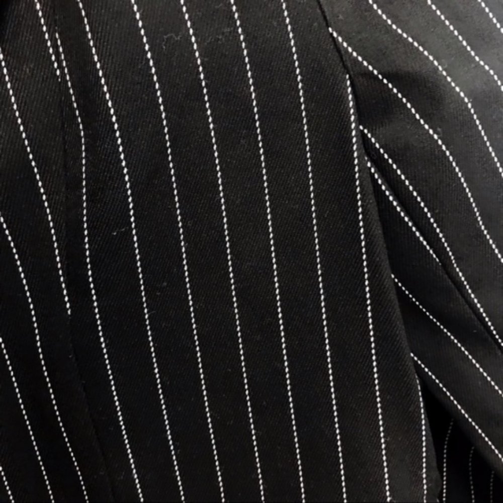 NWT ROMEO JULIET Pinstriped Double Breasted Blazer - Picture 8 of 8